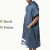 Unisex koupací pončo Homelevel, univerzální, modré, bavlna / polyester, 54936.04