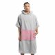 Unisex pončo Homelevel Poncho, L-XL, šedá/růžová, organická bavlna, 54881.20.20