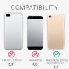 Pouzdro pro Apple iPhone 8 / iPhone 7 / iPhone SE 2, přírodní kůže, modré, 39346.04