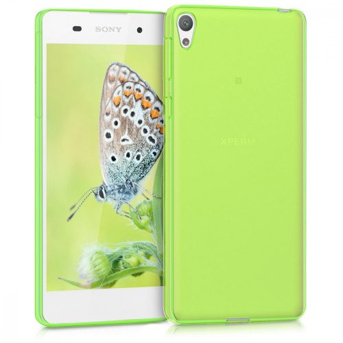 Kryt pro Sony Xperia E5, silikonový, zelený, 40243.07