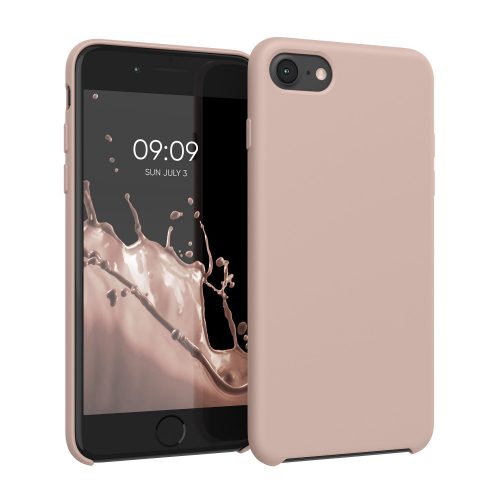 Pouzdro pro Apple iPhone 8 / iPhone 7 / iPhone SE 2, silikon, růžové zlato, 40225.81