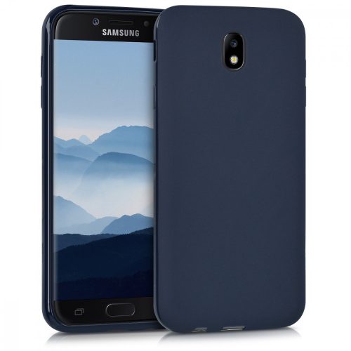 Pouzdro pro Samsung Galaxy J7 (2017), silikonové, modré, 42287.53