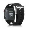 Řemínek pro Garmin Forerunner 10/Forerunner 15, Kwmobile, černý, silikon, 42264.01