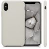 Pouzdro pro Apple iPhone X / iPhone XS, silikonové, béžové, 42495.11