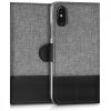 Kryt pro Apple iPhone X / iPhone XS, textil, šedý, 42501.22