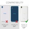 Pouzdro pro HTC Desire 10 Lifestyle, Ekologická kůže, Modré, 39779.17