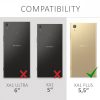 Ochranná fólie pro Sony Xperia XA1 Plus, kalibr, přední, černá, 43151.01