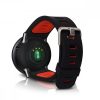 Řemínek pro Xiaomi Amazfit, silikonový, černo/červený, 43242.01