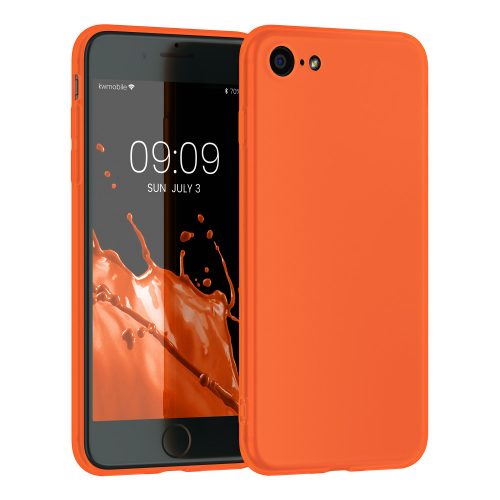 Pouzdro pro Apple iPhone 8 / iPhone 7 / iPhone SE 2, silikonové, oranžové, 43411.69