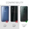 Kryt pro HTC U11 Life, silikonový, bílý, 43644.02