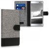 Pouzdro pro Sony Xperia XA2, Textile, Grey, 44295.22