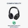 Sada 2 náušníků pro bezdrátová sluchátka Bose Quietcomfort 35/QuietComfort QC35 II, Kwmobile, černá, ekologická kůže, 44519.01