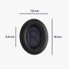 Sada 2 náušníků pro bezdrátová sluchátka Bose Quietcomfort 35/QuietComfort QC35 II, Kwmobile, černá, ekologická kůže, 44519.01