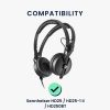 Sada 2 náušníků pro sluchátka Sennheiser HD25/HD25-1 II/HD250BT, Kwmobile, černá, ekologická kůže, 44521.01