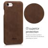 Pouzdro pro Apple iPhone 8 / iPhone 7 / iPhone SE 2, přírodní kůže, hnědé, 39345.05