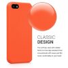 Pouzdro pro Apple iPhone 5 / iPhone 5s / iPhone SE, silikonové, oranžové, 42766.29