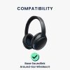 Sada 2 ušních polštářků pro sluchátka Bose Soundlink Around-Ear Wireless II, Kwmobile, černá, ekokůže, 45044.01