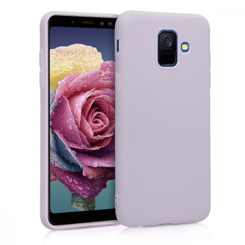 Pouzdro pro Samsung Galaxy A6 (2018), silikonové, fialové, 45247.108