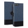 Pouzdro pro Huawei Y6 (2018), Textile, Blue, 44880.03