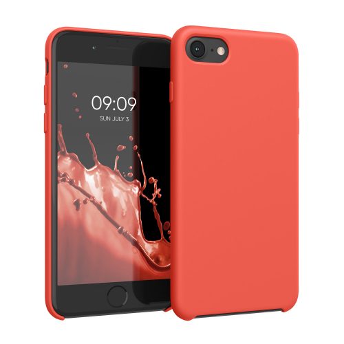 Pouzdro pro Apple iPhone 8 / iPhone 7 / iPhone SE 2, silikonové, oranžové, 40225.69