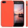 Pouzdro pro Apple iPhone 5 / iPhone 5s / iPhone SE, silikonové, oranžové, 42766.69