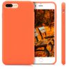 Pouzdro pro Apple iPhone 8 Plus / iPhone 7 Plus, silikonové, oranžové, 40842.29