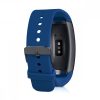 Sada 2 popruhů pro Samsung Gear Fit2 / Gear Fit 2 Pro, kwmobile, silikon, modrá / černá, 38830.04