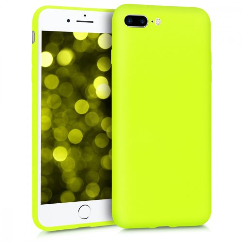 Pouzdro pro Apple iPhone 8 Plus / iPhone 7 Plus, silikonové, žluté, 45354.75