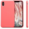 Pouzdro pro Apple iPhone XS Max, silikonové, růžové, 45909.103