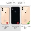 Ochranná fólie pro Apple iPhone XS Max, kalibr, přední, černá, 45962.01