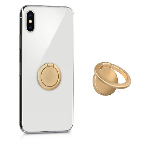 Držák na prsten na telefon, Kwmobile, Gold, Metal, 46150.21