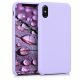 Pouzdro pro Apple iPhone X / iPhone XS, silikonové, fialové, 42495.108