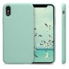 Pouzdro pro Apple iPhone X / iPhone XS, silikonové, zelené, 46313.71