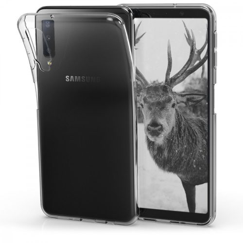 Pouzdro pro Samsung Galaxy A7 (2018), silikonové, průhledné, 46419.03