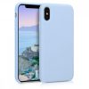 Pouzdro pro Apple iPhone X / iPhone XS, silikonové, modré, 42495.58