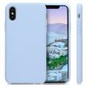 Pouzdro pro Apple iPhone X / iPhone XS, silikonové, modré, 42495.58