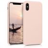 Pouzdro pro Apple iPhone X / iPhone XS, silikonové, růžové, 42495.10