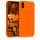 Pouzdro pro Apple iPhone X / iPhone XS, silikonové, oranžové, 46270.69