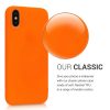 Pouzdro pro Apple iPhone X / iPhone XS, silikonové, oranžové, 46270.69