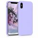 Pouzdro pro Apple iPhone X / iPhone XS, silikonové, fialové, 46313.108