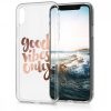 Pouzdro pro Apple iPhone X / iPhone XS, silikonové, růžové, 42505.18