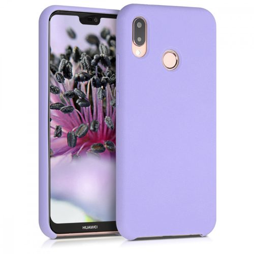 Pouzdro pro Huawei P20 Lite, silikonové, fialové, 45687.108