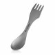 Navaris 3-v-1 Titanium Camping Spork, Vidlička, lžíce, nůž, 46937.01