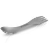 Navaris 3-v-1 Titanium Camping Spork, Vidlička, lžíce, nůž, 46937.01