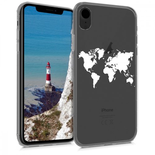 Pouzdro pro Apple iPhone XR, silikonové, bílé, 45915.07