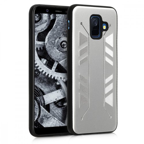 Pouzdro pro Samsung Galaxy A6 (2018), Aluminium, Silver, 47129.35