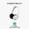 Sada 2 náušníků pro sluchátka Sony MDR-V150/MDR-V250/MDR-V300, Kwmobile, bílá, eko kůže, 45052.02