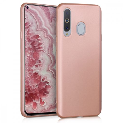 Pouzdro pro Samsung Galaxy A8s, silikonové, růžové, 47216.31