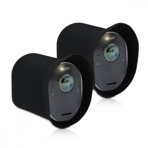 Sada 2 krytů pro kameru Arlo Ultra/Arlo Pro 3/Pro 4, Kwmobile, černá, silikonová, 47321.01