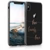 Pouzdro pro Apple iPhone X / iPhone XS, silikonové, růžové zlato, 42505.22